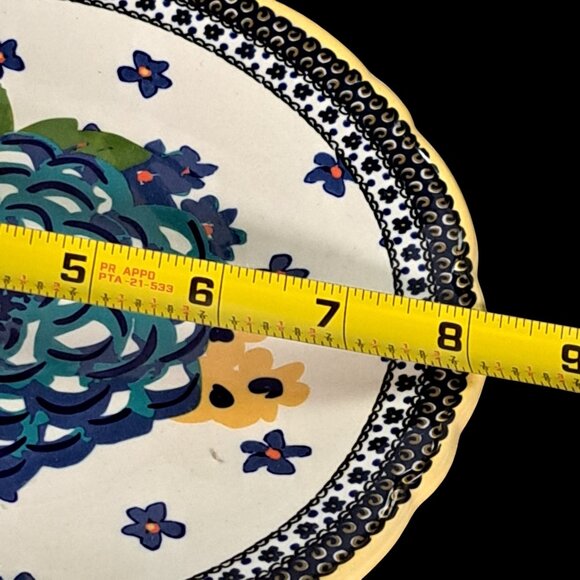 Pioneer Woman Floral Stoneware 8.25 Inch Set Of 3 Dessert Salad Plates - Picture 11 of 11